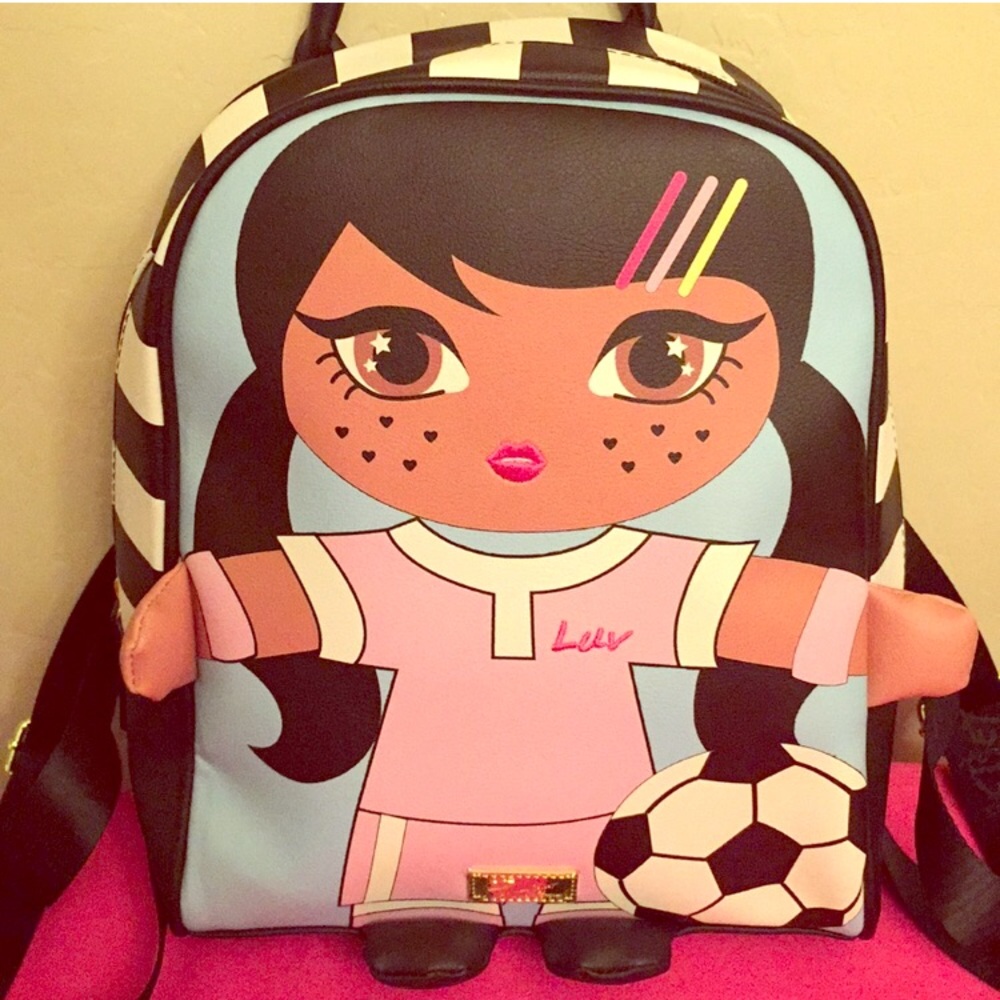 ⚽️ONLY 1! Betsey Johnson Soccer Girl Backpack⚽️
